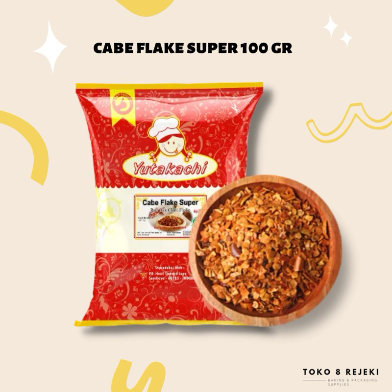 

CABE FLAKE YUTAKACHI / CABE BUBUK KASAR / CHILLI FLAKE 100GR