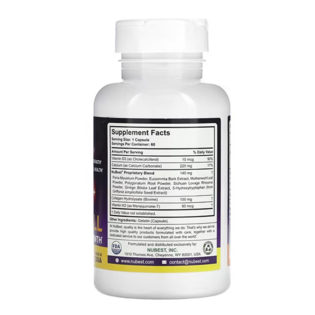 NUBEST TALL 10+ Teen Powerful Growth 60 Capsules