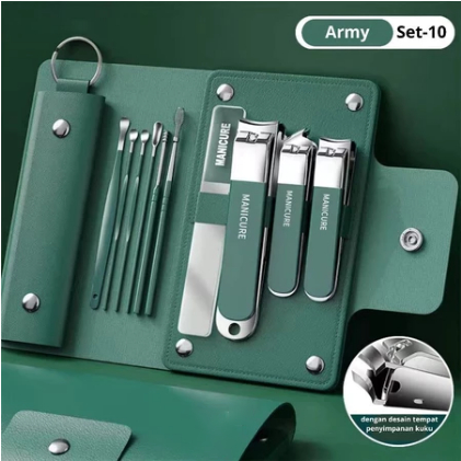 Gunting Kuku Set  Dengan Desain Anti Berceceran Gunting Kuku Premium Carbon Steel,Gunting,Korek Teli