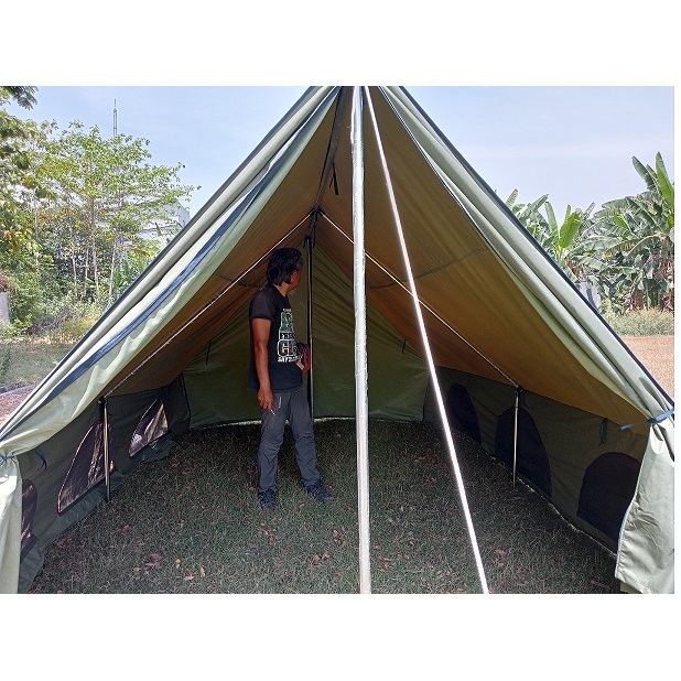 Tenda pramuka bahan cordura dan d300 kapasitas 12 orang