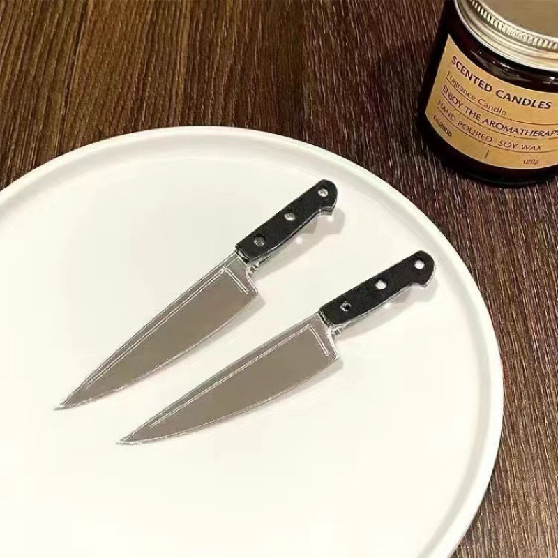 Jepit Rambut Pisau/ Aksesoris Rambut Cantik Unik / Jepit Rambut Korea Viral