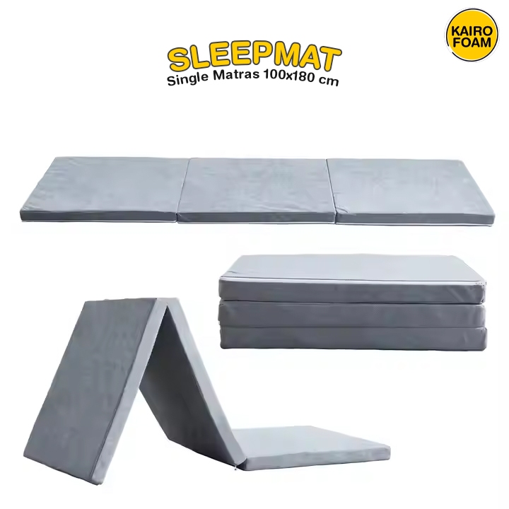 Kasur Lantai Lipat 3 Busa Single 100x180x3 cm