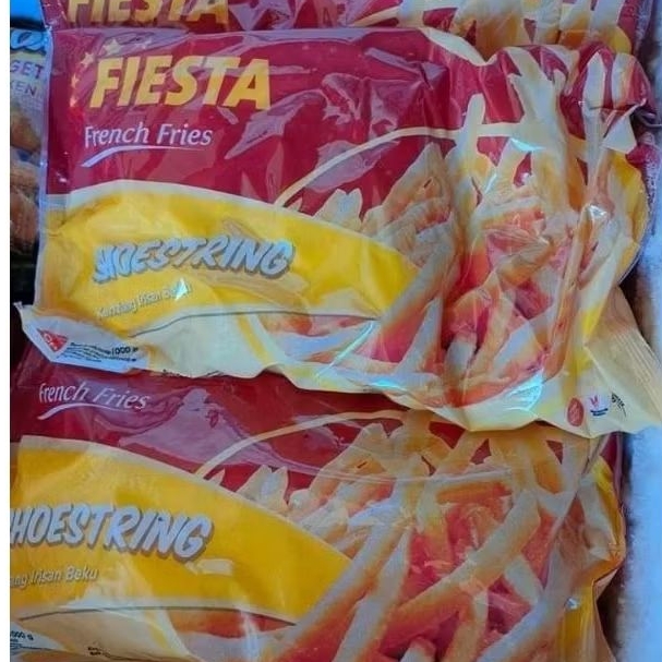 

Kentang fiesta shoestring 1kg/fiesta kentang Frozen shoestring