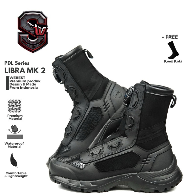 SEPATU PDL PARABELUM WEBEST TALI PUTAR