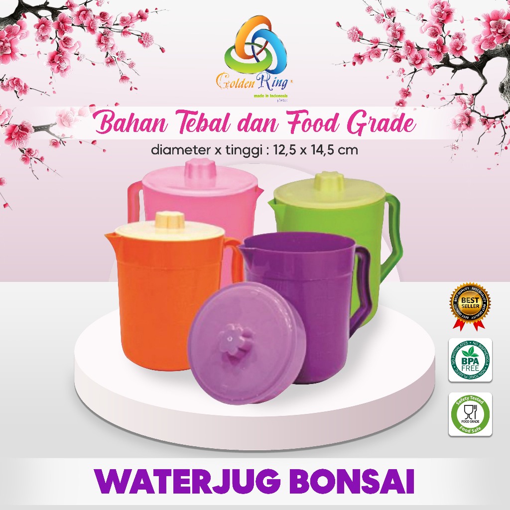 WATER JUG BONSAI / TEKO PLASTIK KECIL / TEKO CANTIK/ WATER JUG PLASTIK/CERET PLASTIK/ CERET KEKINIAN
