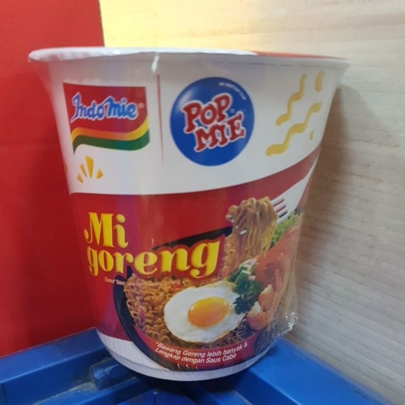

Pop Mie Mi Instan Cup Rasa Mi Goreng Spesial 80gr