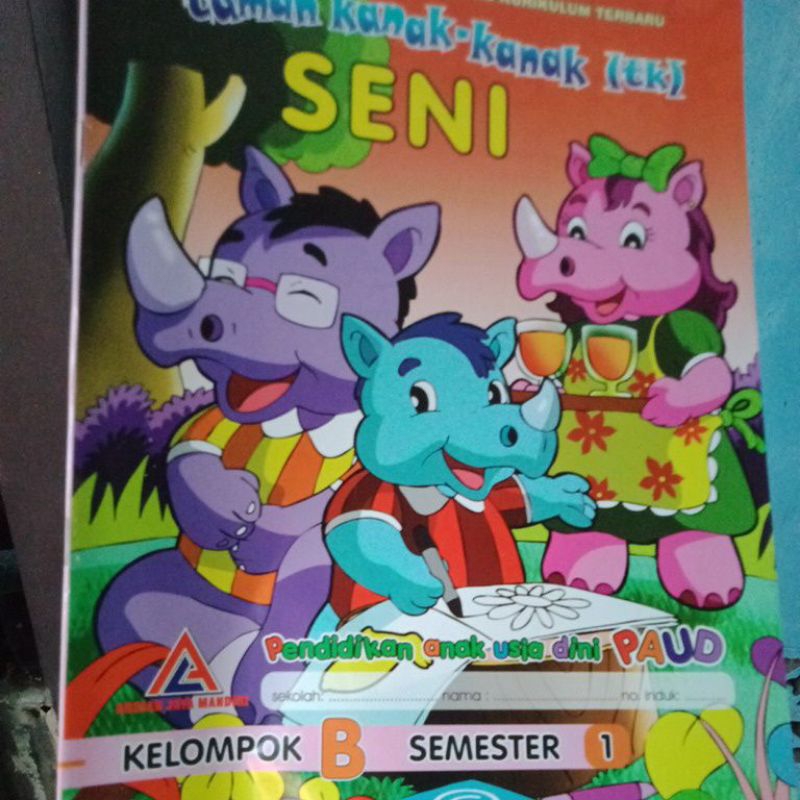 Buku TK B SENI (Semester 1)(Semester 2)