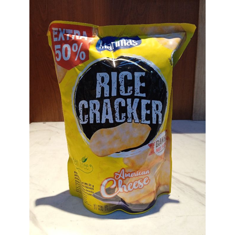 

Rice cracker varian American cheese