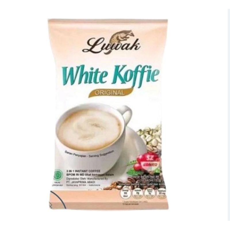 

luwak white coffee renceng 10 sachet