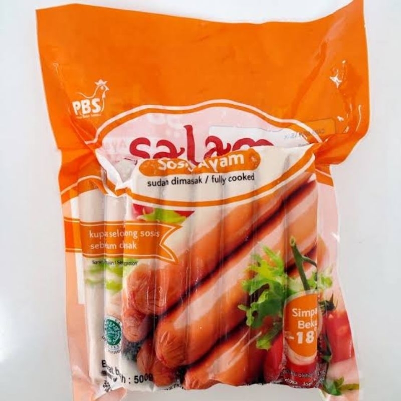 

Sosis Ayam Salam 500 gram - isi 20 pcs