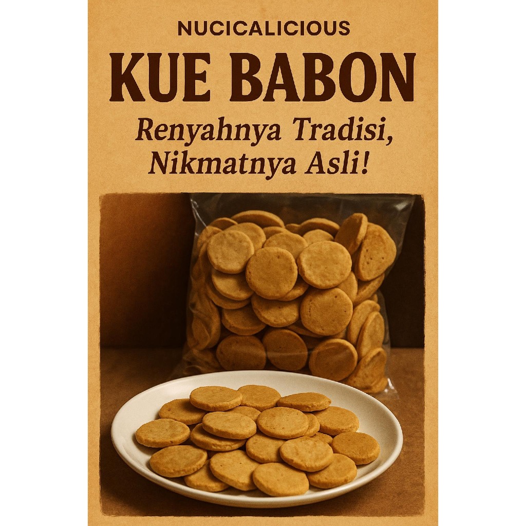 

Kue Babon Nucicalicious – Camilan Tradisional Renyah & Gurih Kue Babon Jadul by Nucicalicious – Camilan Kering Asli Rumahan Kue Babon Renyah Nucicalicious – Camilan Khas Tempo Dulu Kue Babon Tradisional – Snack Kering Renyah & Gurih Nucicalicious