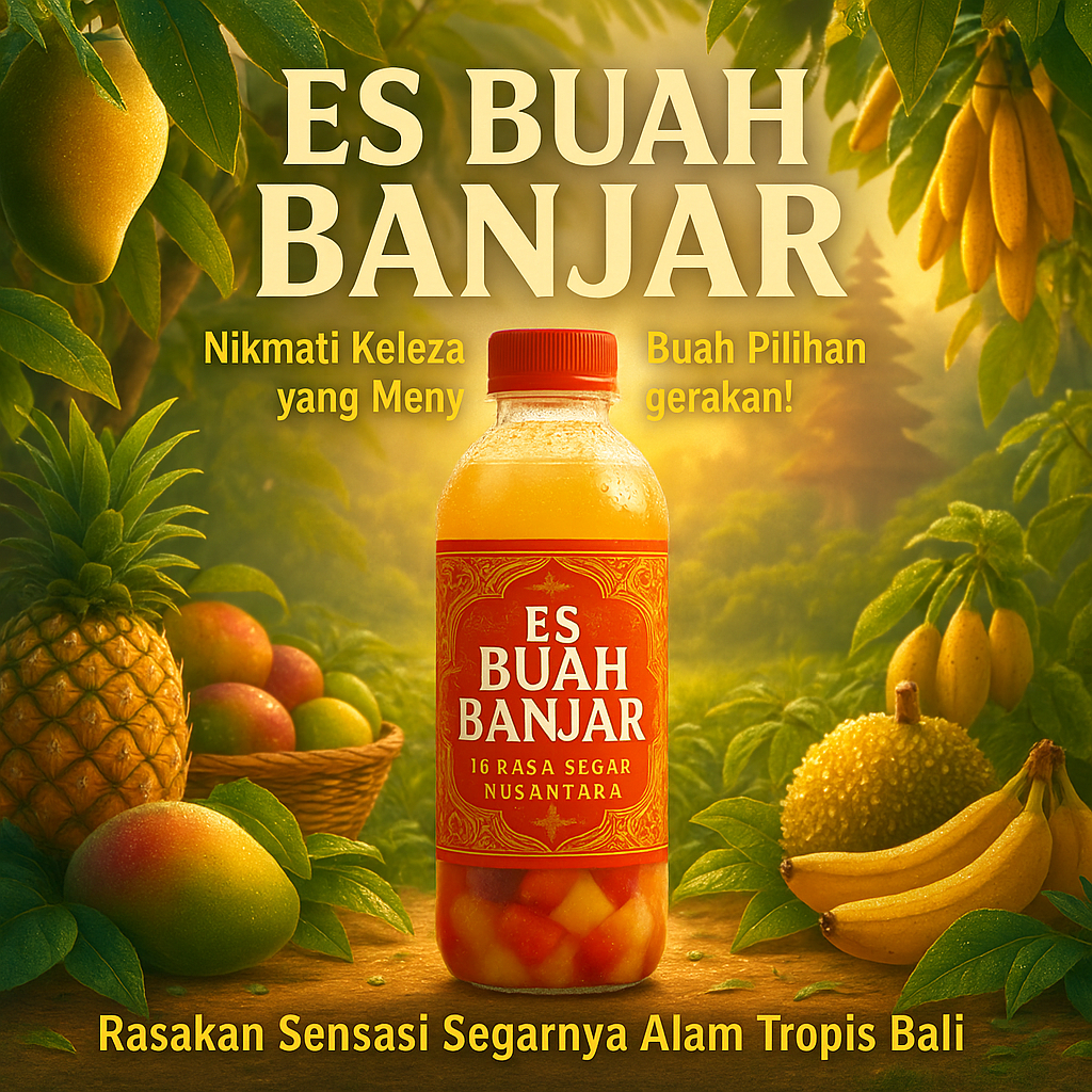 

[RASA BERAGAM] Es Buah Banjar – Pelangi Buah Segar dalam Setiap Tegukan
