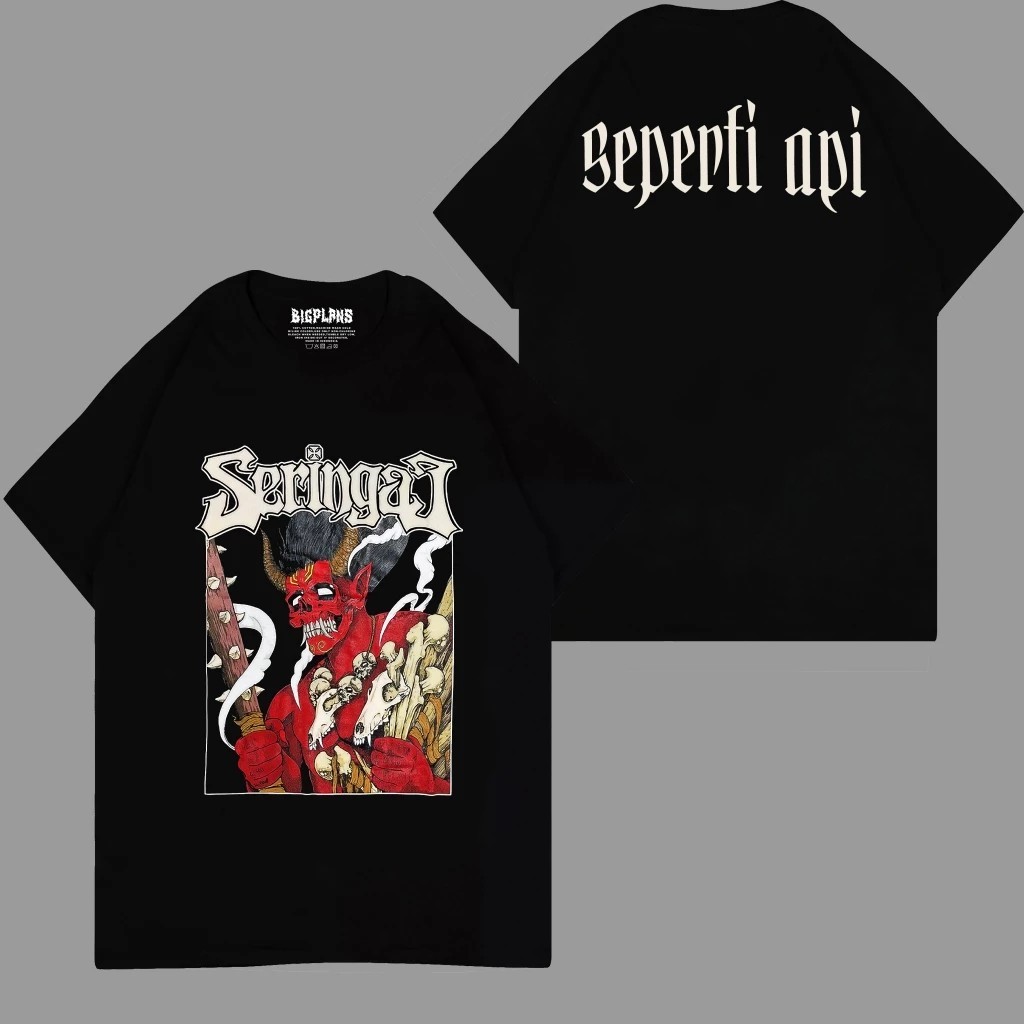 Kaos Band Seringai - Seperti Api