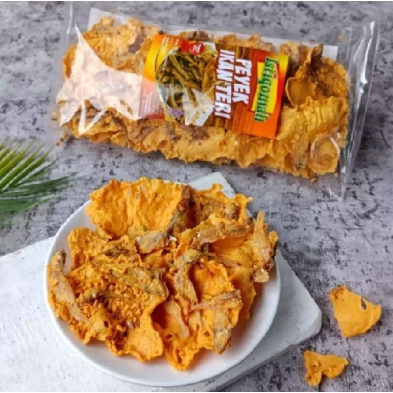 

Peyek Ikan Teri Gurih Renyah dan Crispy oleh oleh khas Indonesia