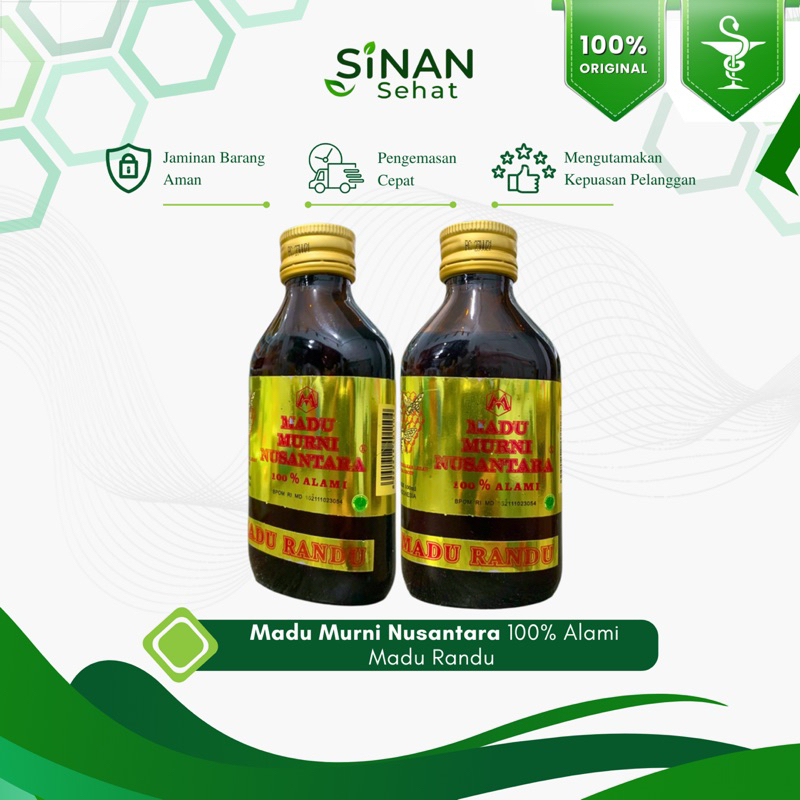 

Apotek Sinan Sehat | Madu Randu | Madu Nusantara Murni 100ml Madu Murni 100% Original