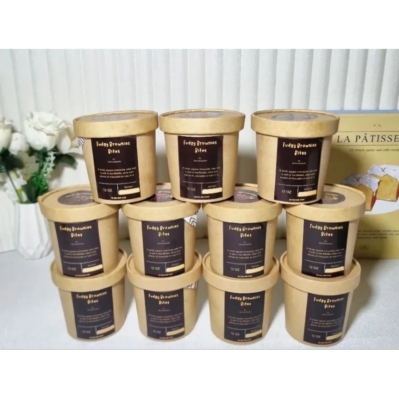 

FUDGY BROWNIES BITES 12 Oz by VINS FOOD