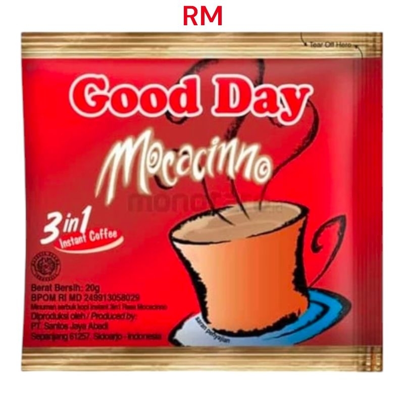 

1 Renceng GOODAY KOPI isi 10sachet