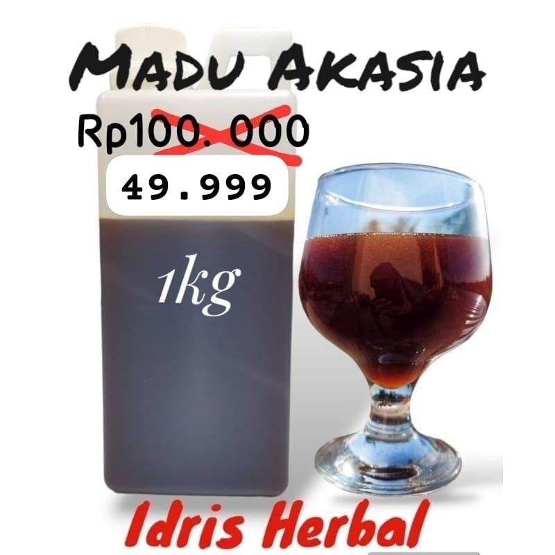 

Madu asli murni Akasia Sumatera 1kg original apis melifera full nektar raw honey polos tanpa label