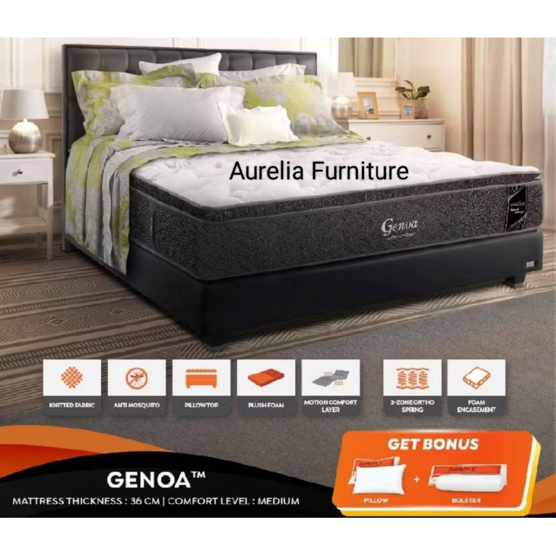 KASUR/TEMPAT TIDUR/MATRAS FLORENCE GENOA 160X200