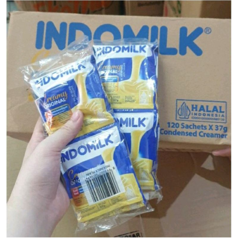 

Indomilk kental manis putih renteng