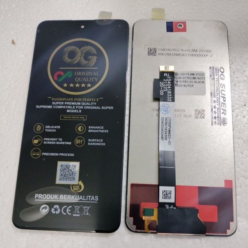 LCD POCO X3 GT/POCO X3GT/ XIAOMI NOT 10 PRO 5G/XIAOMI NOT10 PRO 5G/XIAOMI NOT 10PRO 5G