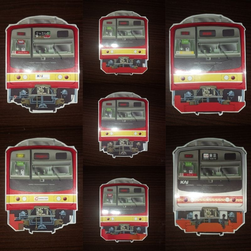 

Stiker Kereta KRL JR205 Marchen