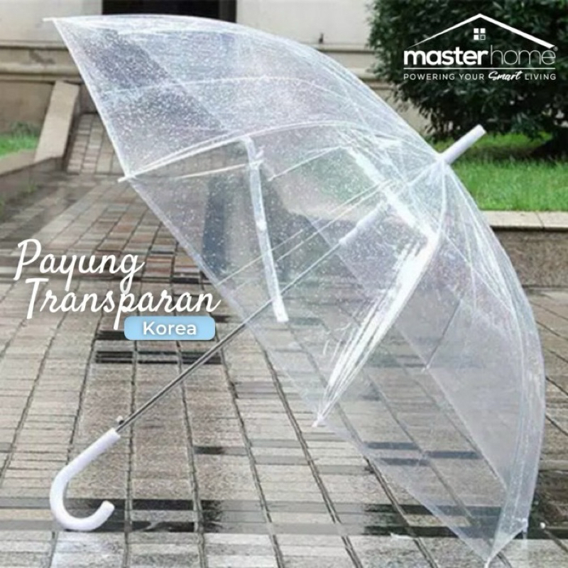 Payung transparan korea payung estetik prewedding prewed