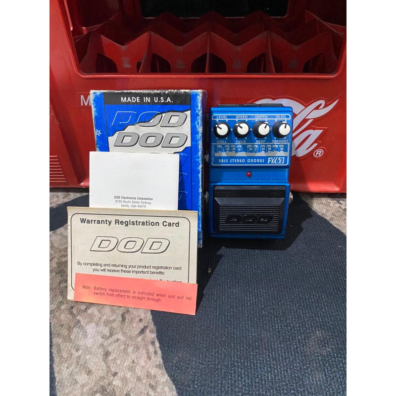 Efek Bass DOD Bass Stereo Chorus FX 63 Made In USA