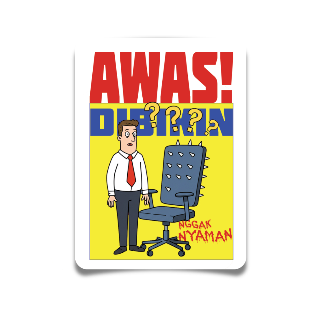 

Stiker Kantoran - “Kerja Kok Gini” Series - Nggak nyaman