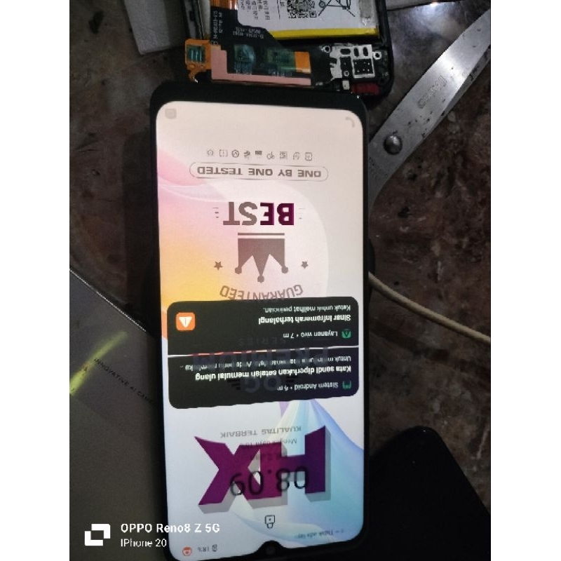 Mesin vivo y33 y33s normal