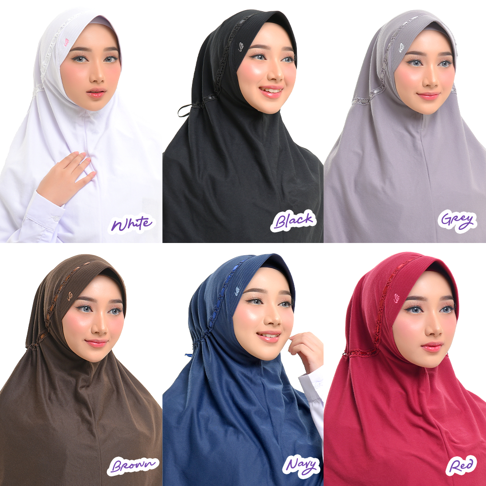 Jilbab Anak SMA, SMP, SD Kerudung hemy Pita dari atas seperti mahkota Ori Rabbani