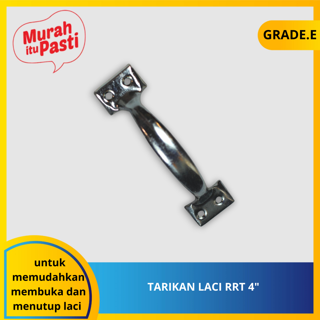 TARIKAN LACI RRT 4" - tarikan lemari - tarikan jendela. [E][#TARIKAN LACI]