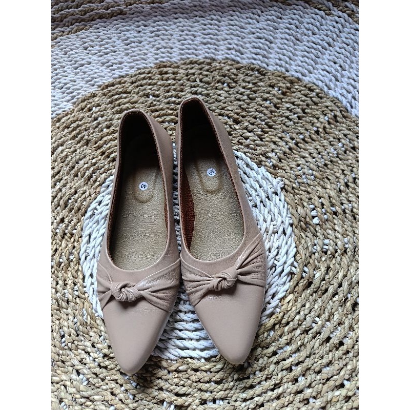 FLATSHOES KULIT ASLI MAGETAN
