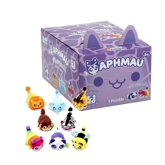 Aphmau Single Blind Box 6” MeeMeow Mystery Plush – Series 1 – Safari