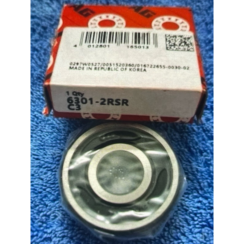 Bearing 6301 2RS / 6301 2RS C3 FAG