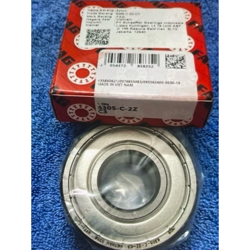 Bearing 6305 ZZ / 6305 ZZ C3 FAG