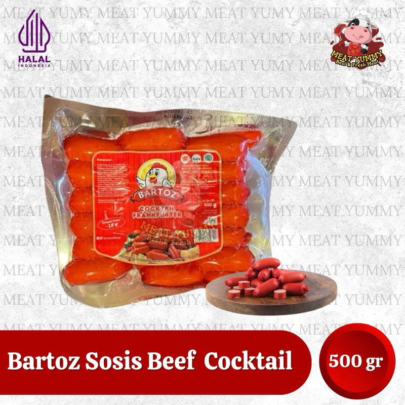

Bartoz Sosis Beef Cocktail Frankfurter 500gram
