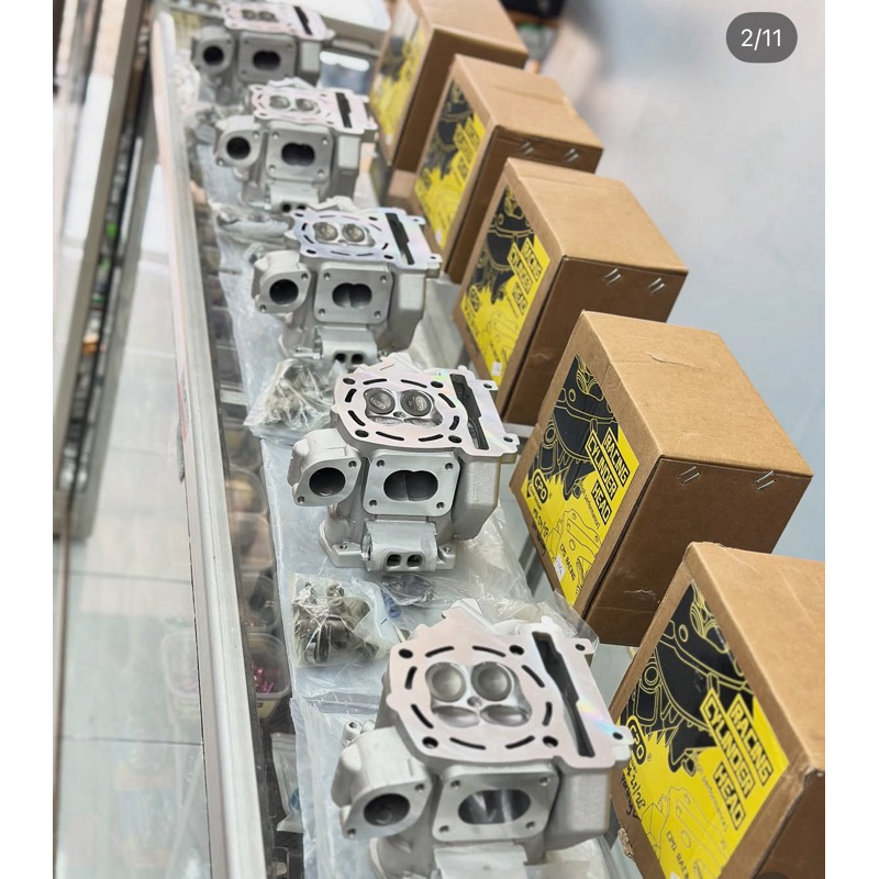 CYLINDER HEAD YAMAHA MXKING 19/22 , 20/23, 22/25 , 24/27 , 25/28 mm MX 135 JUPITER VIXION R15 WR CPO
