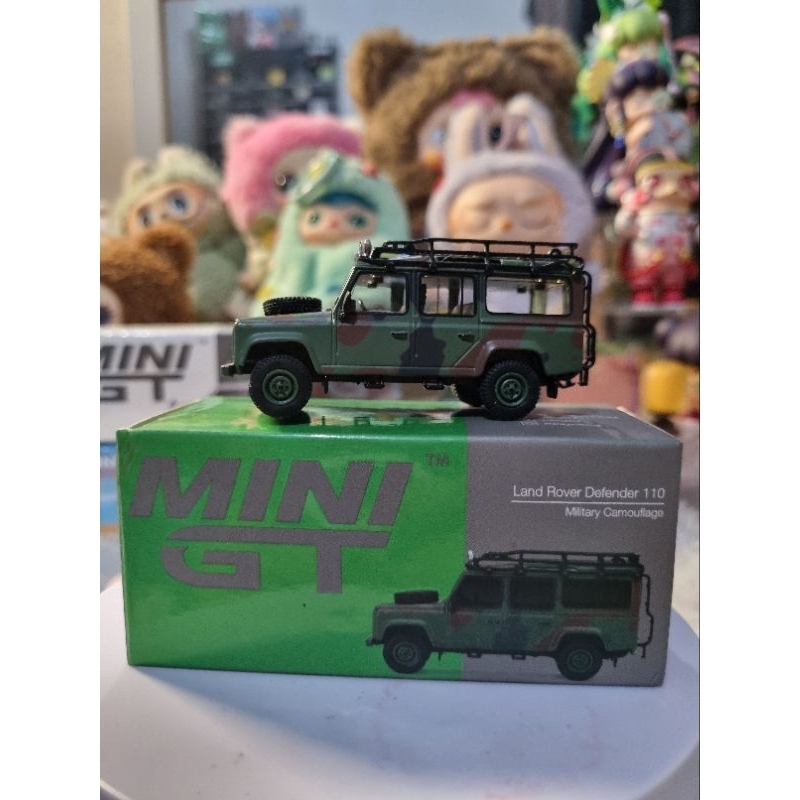 [READY STOCK] MINI GT LAND ROVER DEFENDER 110 MILITARY CAMOUFLAGE 237