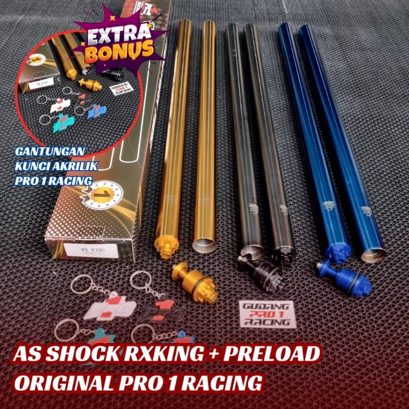 AS SHOCK DEPAN RX KING AS RX KING ORIGINAL PRO 1 FULL SET PRELOAD