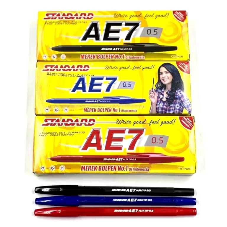 

Pulpen Standard AE7 ISI 12PCS