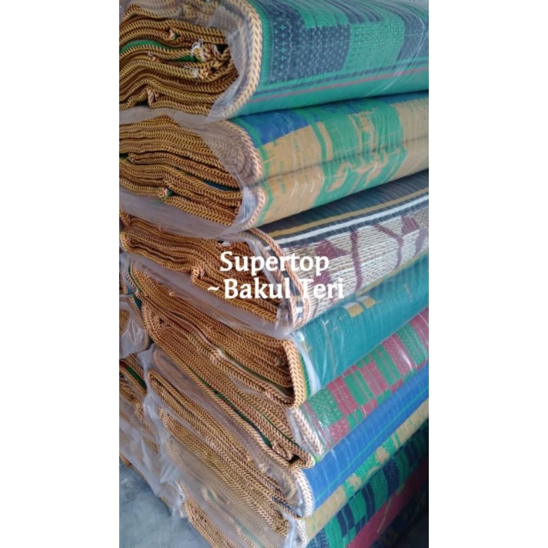 Tikar Lipat Plastik Medan SUPERTOP ukuran 3 x 6 meter