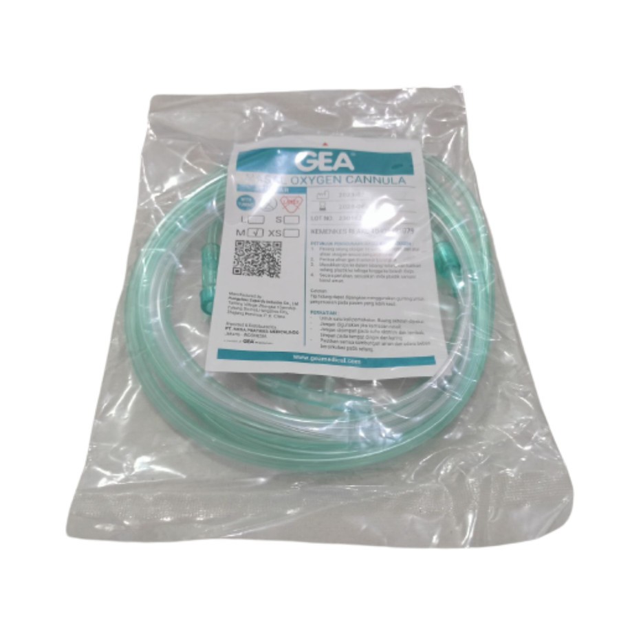 Nasal Tube Child Size M GEA - Alat Bantu Nafas Nasal Kanul Anak [JAKSEL]