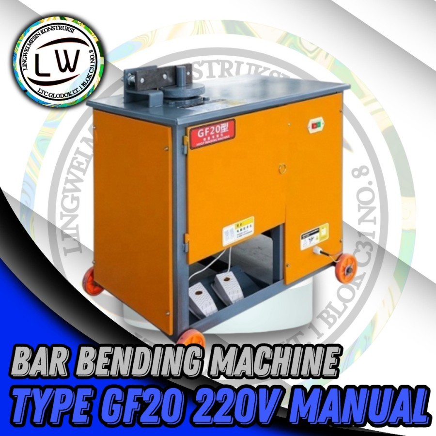 MESIN BENDING BESI GF20 MANUAL DAN CNC / MESIN PEMBENGKOK BESI GF20 MANUAL DAN CNC / MACHINE BAR BEN