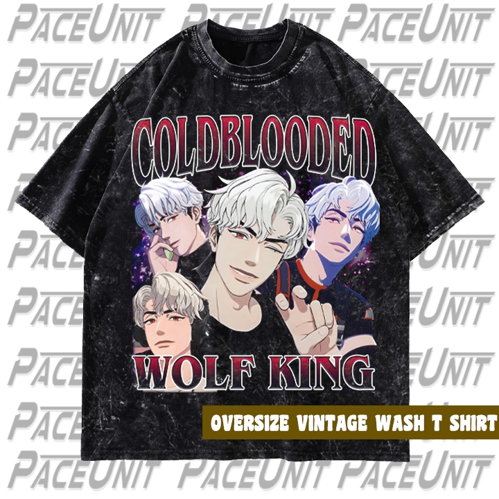 Kaos Eunho Oversize Vintage Wash Kaos Plave Kpop Hitam Unisex Black T Shirt