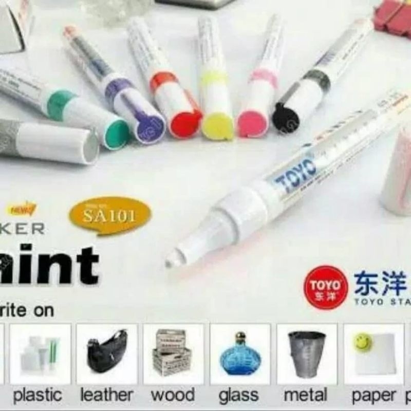 

Spidol Ban Mobil Motor Toyo Marker(2 PCS )Original