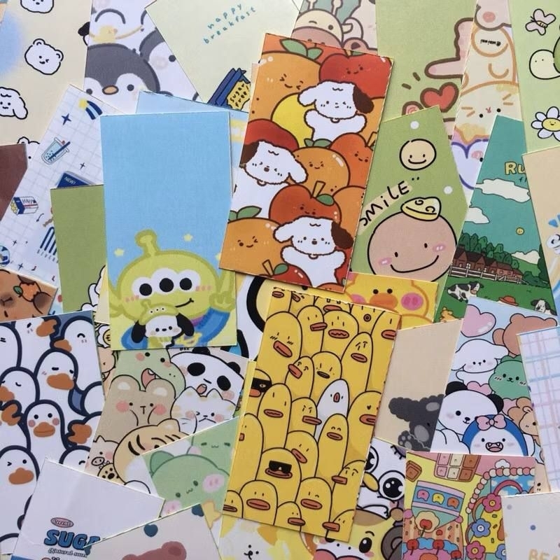 

40pcs SEAL CUTE CARTOON STICKER / CARTOON SEAL STICKER / Seal sticker lucu / Sticker segel mini / sticker freebies lucu / sticker freebies / segel sticker online / deco sticker / journaling sticker