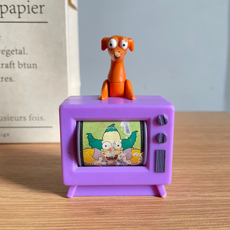 Preloved Figure The Simpsons TV Burger King 2009 Mcd Happy Meal Vintage Jadul