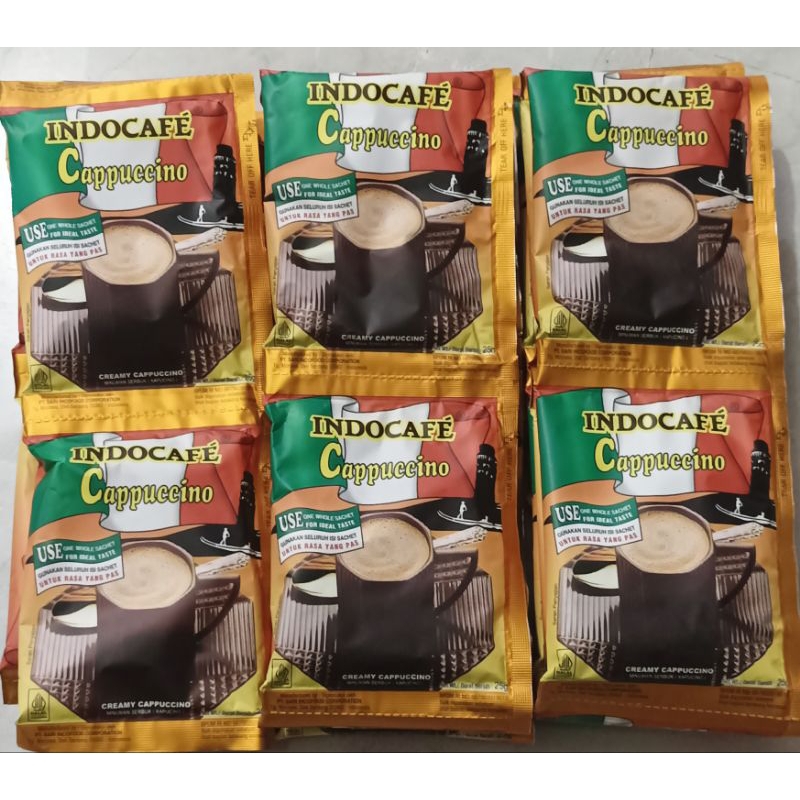 

INDOCAFE COFFEE MIX 3IN1 DAN CAPUCINO
