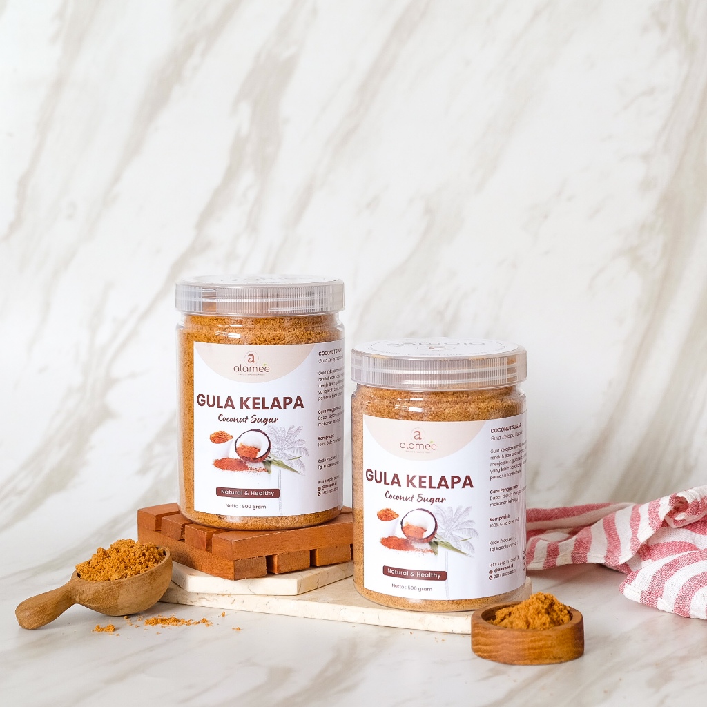 

ALAMEE Gula Kelapa Coconut Sugar Organik Asli Bubuk Powder Natural Pure Organic 500gr